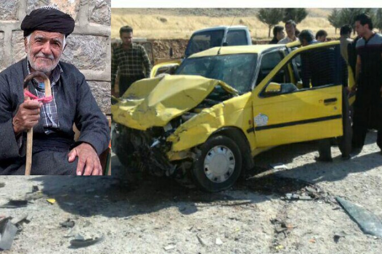 مرگ دو همشهری پاوه ای در تصادف مرگبار امروز جاده پاوه به روانسر