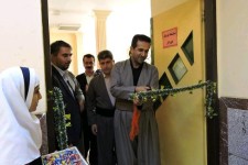 افتتاح نمایشگاه فرهنگ هورامان در دبستان دخترانه سعدی پاوه