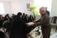 برگزاری آیین تقدیر از سوادآموزان نهضت سوادآموزی تحت پوشش کمیته امداد امام (ره) باینگان/ عکس 