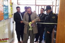 افتتاح نمایشگاه کتاب به مناسبت هفته بسیج در کتابخانه عمومی قدس نوسود+تصاویر