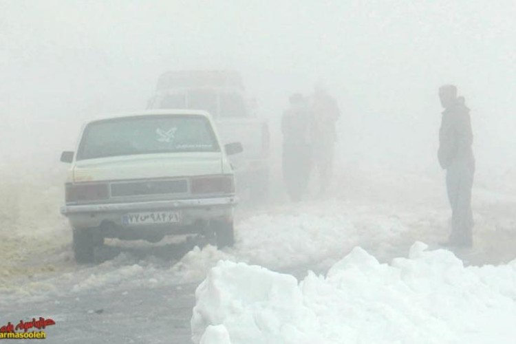 بارش 30 سانتیمتری برف در ارتفاعات شهرستان پاوه