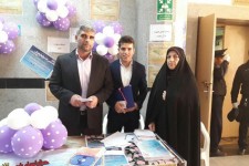 حضور نمایندەی قهرمان روستای زردوئی در همایش تجلیل از مدال آوران دانشگاه علوم پزشکی کرمانشاه