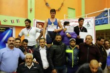 کسب مدال طلا توسط کشتی گیر پاوه ای در مسابقات کشتی قهرمانی باشگاه های عراق+عکس
