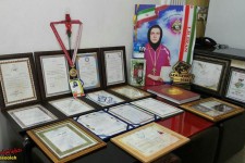 تجلیل و تقدیر اعضای انجمن پشتیوان ورزش پاوه از  آریز رحیمی  و ژینو رستمی 