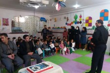 برگزاری مراسمی نمادین تحت عنوان پیشگیری از حوادث ترافیکی وتصادفات برای نونهالان پاوه