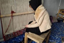 کارآفرینی در راستای اقتصاد مقاومتی/اجرای طرح قالیبافی توسط بانوان منطقه