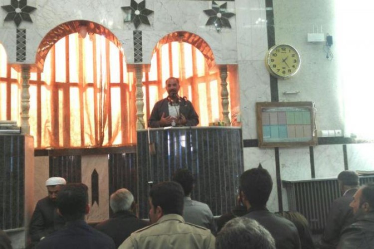 گرامی داشت سی و هشتمین سالگرد تاسیس کمیته امداد در نماز جمعه بانه وره 