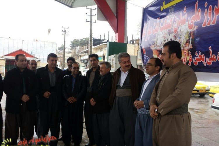 افتتاح نخستین جایگاه عرضه بنزین سوپر در پاوه