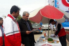 بازدید معاون فرماندار پاوه از پست ايمني و سلامت مسافران نوروزي