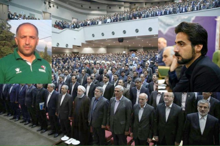 سابق حسيني و فريبرز عزيزي ، دهيار و كارآفرين برتر استان شدند