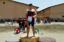 کسب مقام قهرمانی کشتی ساحلی توسط دانش آموز پاوه ای و راهیابی به مسابقات انتخابی تیم ملی 