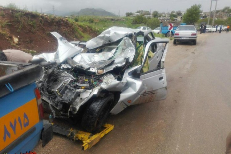 تصادف در روستاي سرياس پاوه منجر به كشته شدن يك نفر شد