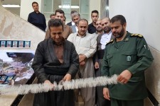 افتتاح یادبود شهدای فرهنگی و دانش آموز آموزش و پرورش شهرستان پاوه