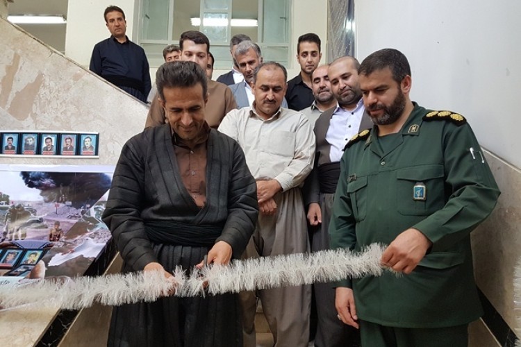 افتتاح یادبود شهدای فرهنگی و دانش آموز آموزش و پرورش شهرستان پاوه