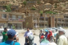 بازدید از قابلیت و توانمندی های روستای هجیج و غار دست ساز مرحوم خالو حسین پاوه