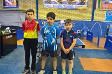 بازهم درخشش پینگ پنگ باز خردسال پاوه در مسابقات انتخابی استان