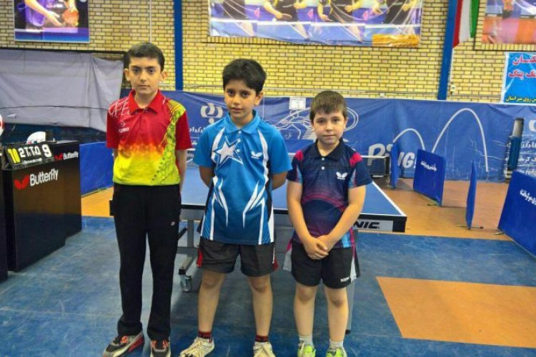 بازهم درخشش پینگ پنگ باز خردسال پاوه در مسابقات انتخابی استان