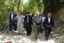 بازديد نماينده اورامانات از فاز دوم روستاي گردشگري نسمه در پاوه+تصاوير