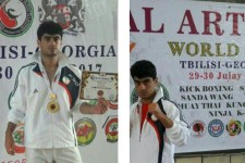 كسب مدال طلا درمسابقات بین المللی هنرهای رزمی تفلیس گرجستان توسط سوران قمري