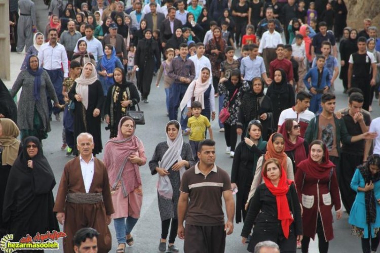 گزارش تصويري از برگزاري همایش بزرگ پیاده روی خانوادگی در پاوه 