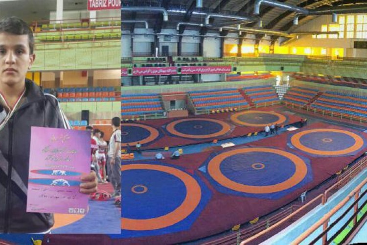 كشتي گير پاوه ای مدال برنز كشتي قهرماني كشور را بر گردن آویخت