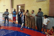 تجلیل از کشتی گیران شهرستان پاوه