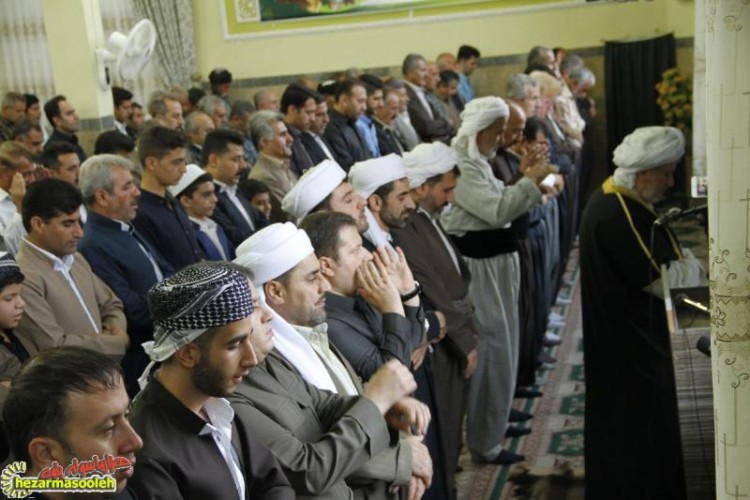 نماز عید قربان در پاوه همزمان با سراسر کشور صبح امروز اقامه شد