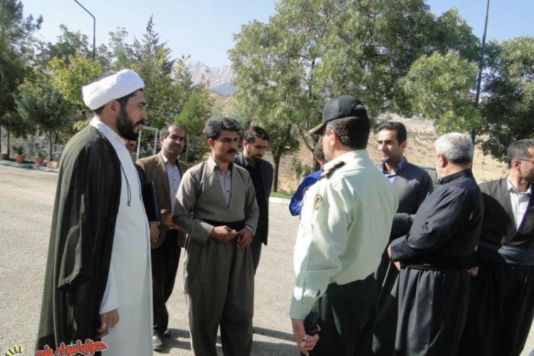 بهره برداري پروژه هاي عمراني ستاد نيروي انتظامي در پاوه