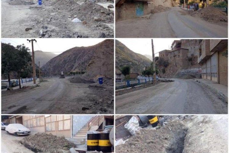 بی اعتنایی پیمانکار گازرسانی به شهر باینگان به مطالبات و دغدغه های مردم 