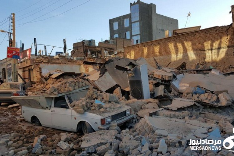 خرابی های زلزله در سر پل ذهاب