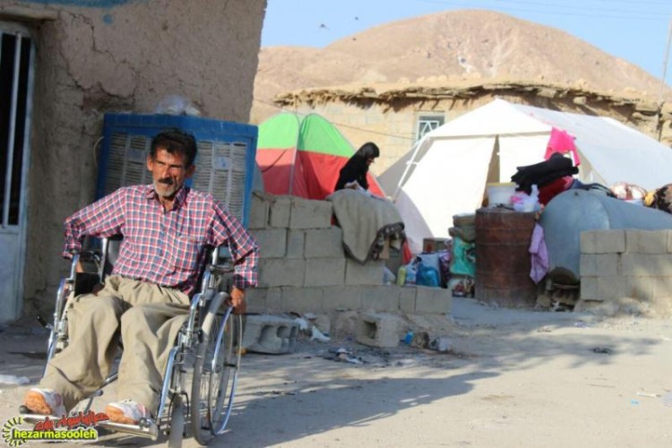 حال و هوای مردمان روستاهای آسيب زده ثلاث باباجاني