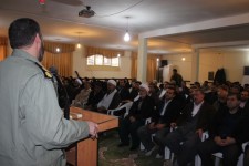 مراسم مجمع عالی بسیجیان در پاوه برگزار شد