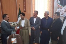 مراسم تودیع و معارفه رئیس اداره ورزش و جوانان پاوه برگزار شد