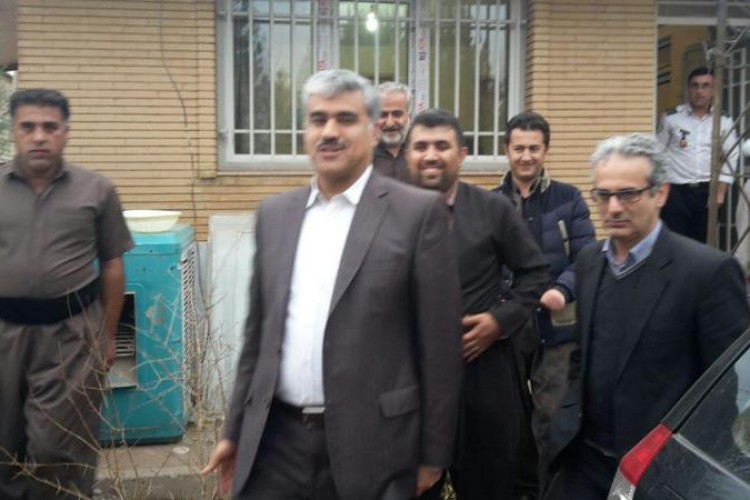 بازديد رئيس دانشگاه علوم پزشكي كرمانشاه از بهداري شهر نوسود