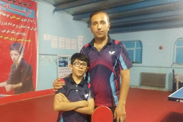 انتخاب کیوان رمضانی به عنوان بازیکن برتر در  مسابقات هفتگی هیات کرمانشاه