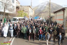 راهپیمایی مردم پاوه در محکومیت آشوب طلبان