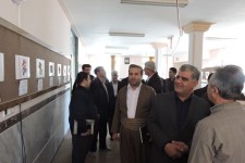 بازدید فرماندار و اعضای شورای آموزش و پرورش شهرستان پاوه از نمایشگاه دست سازه های دانش آموزان