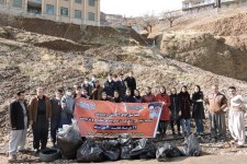 اجرای طرح پاکسازی مدارس توسط دانش آموزان شهرستان پاوه