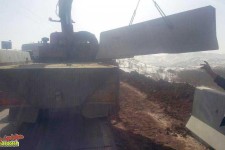 ايمن سازي يكي از نقاط حادثه خير مسير پاوه به روانسر در روستاي تازه آباد