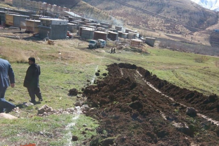 آغاز عمليات احداث جاده دسترسي سريع به شهرك كارگاهي پاوه