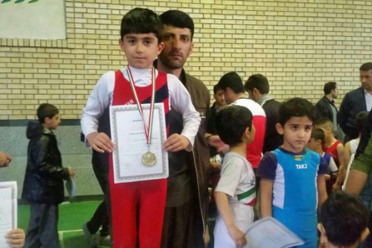 كسب مقام اول مسابقات ژيمناستيك اورامانات توسط ورزشكار پاوه اي