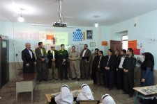 هوشمندسازی دبستان حجاب پاوه با راه‌اندازی 10 کلاس هوشمند و نصب دوربین مداربسته