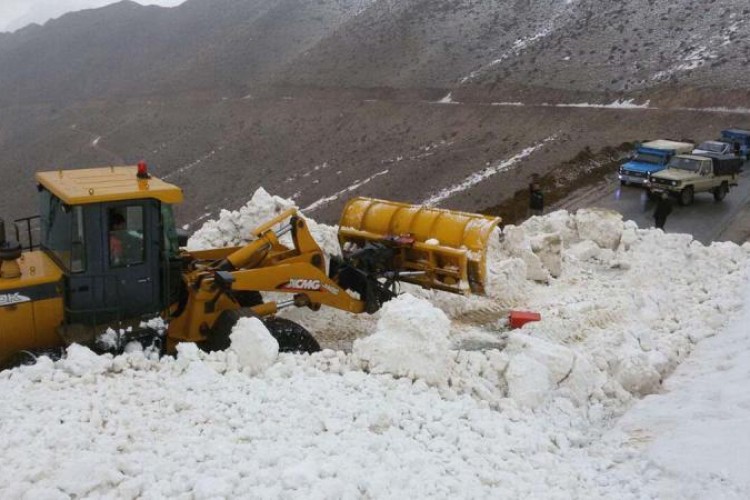گردنه ژالانه در جاده سروآباد - پاوه بازگشایی شد