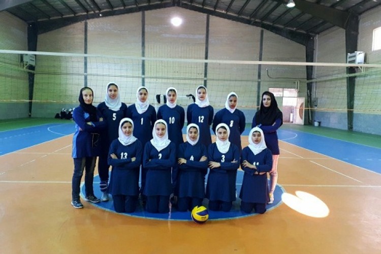 تیم والیبال بانوان شهرستان به مقام چهارم این مسابقات رسید