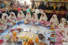  برگزاری جشن تکلیف در دبستان سمیه ی نودشه +تصاوير