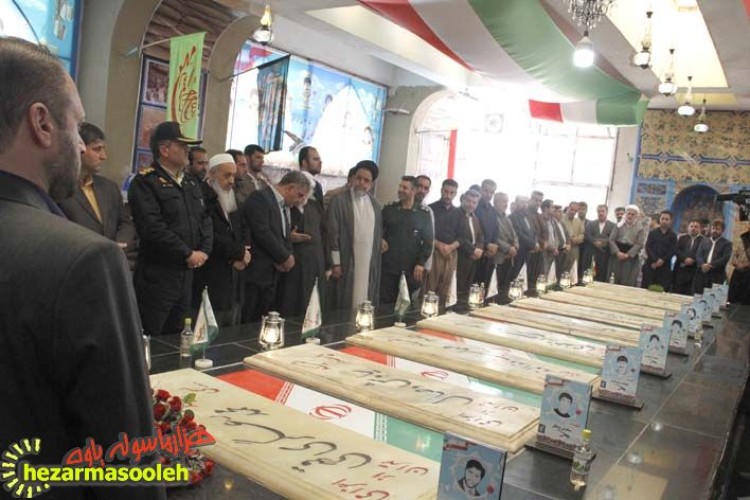 نماینده رئیس جمهور در یادمان شهدای پاوه حضور يافت+تصاوير