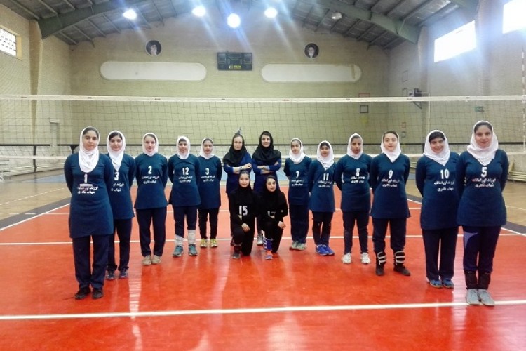 بانوان نوجوان والیبالیست پاوه به مقام قهرمانی استان رسیدند