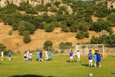  اردوی استعدادیابی فوتبال منطقه پنج کشور در پاوه آغاز شد