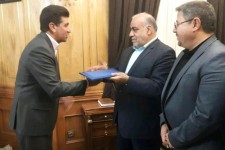 اعطای حکم شهردار جدید جوانرود توسط استاندار کرمانشاه