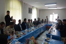برگزاری نشست مشترک هیئت ایرانی با فرماندار حلبچه 